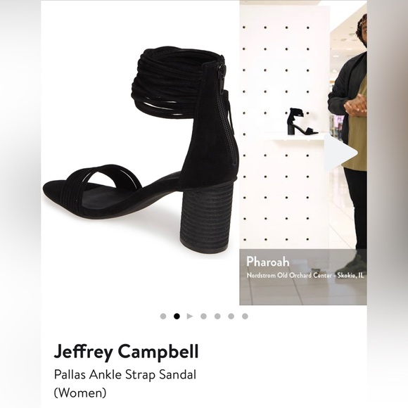 Jeffrey Campbell “Pallas Ankle Strap” Sandal - Picture 5 of 8